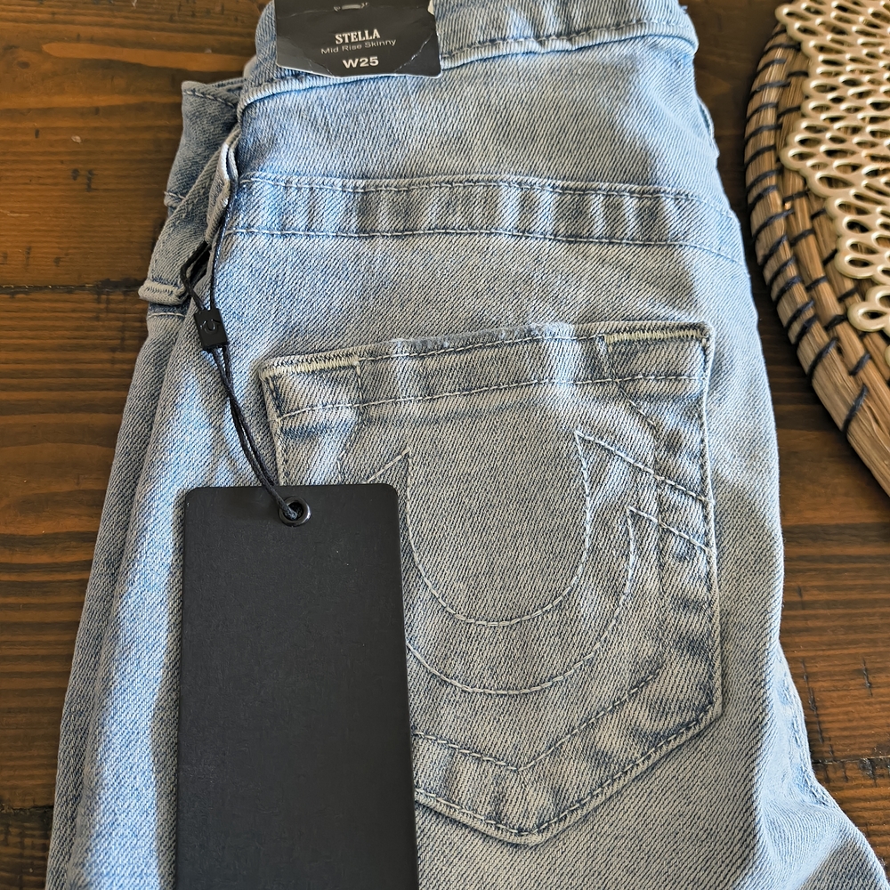 True Religion Light Wash Denim Jeans
